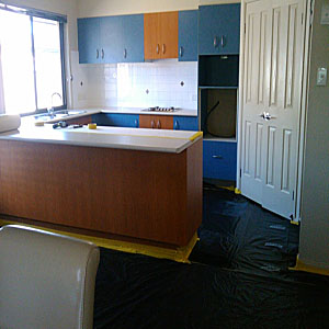 Before - Original Old Kitchen